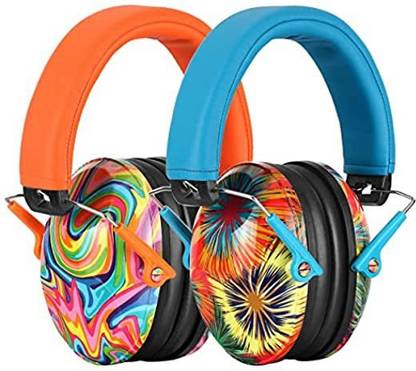 Prohear 032 2 Pack Kids Ear Protection Nrr 25Db Adjustable Headband Safety Earmuffs Power Tool  Safety Goggle