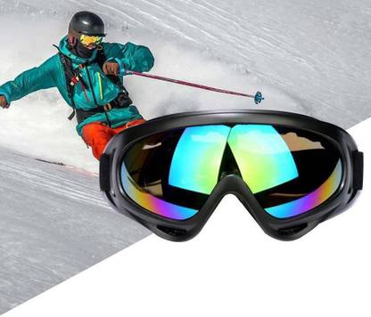 AIRSKY Bike Racing ABS Adjustable Strap Windproof Motorcycle Goggles for Sports Large Frame Anti-UV ABS Adjustable Strap Windproof Motorcycle Goggles for Sports Blowtorch, Laboratory, Power Tool, Welding  Safety Goggle