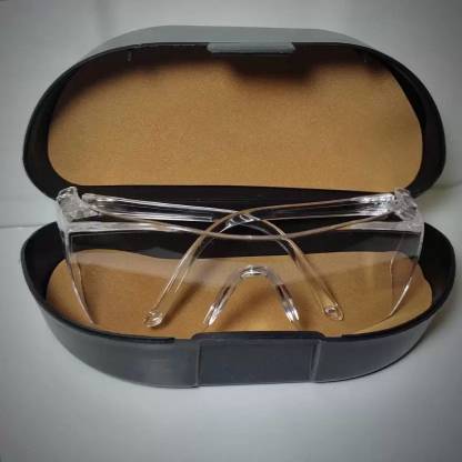 BUWCH Premium Quality Clear Vision, Dust proof, UV Protected, Light Weight, Unisex Protective Eye Wear Blowtorch, Laboratory, Power Tool, Welding, Wood-working  Safety Goggle