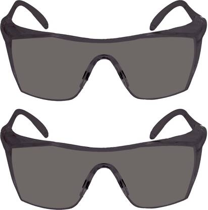 bio clear wrap around Black Eye safety goggle full cover wrap around black safety goggle for welding, dust protection & Lab work. Welding, Blowtorch, Power Tool  Safety Goggle