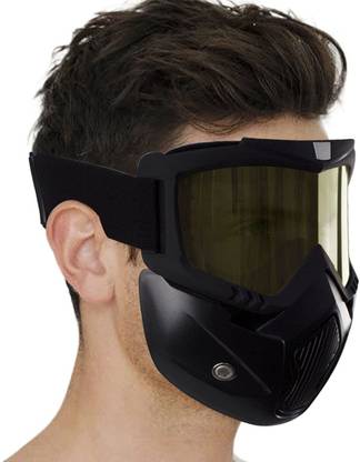 Otoroys Protective Bike Riding Face Mask, Face Shield Motorcycle Goggles Motorcycle Goggles Yellow Blowtorch  Safety Goggle