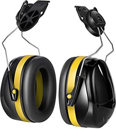 Bjking 004 Hard Hat Ear Muffs Nrr 28Db Adjustable Cap Mounted Ear Muff Helmet Power Tool  Safety Goggle