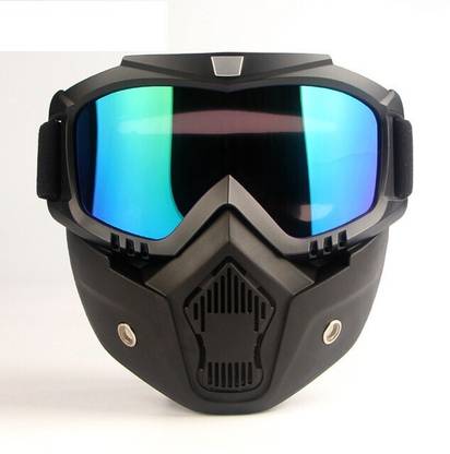 Vizzard VZFM Motorcycle Face Mask Shield Goggles Off Road Motocross (Pack Of 1) Motorcycle Goggles VZ11 Motorcycle Face Mask Shield Goggles Off Road Motocross (Pack Of 1) Motorcycle Goggles Power Tool  Safety Goggle