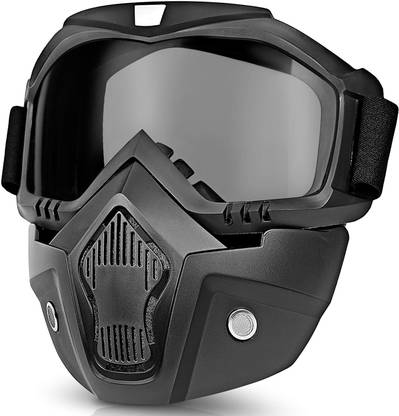Gentle e kart Goggle Mask for Cycling & Off-Road Riding - Anti-Scratch, UV Protective Windproof Shield with Detachable Mouth Filter, Adjustable Strap Blowtorch  Safety Goggle