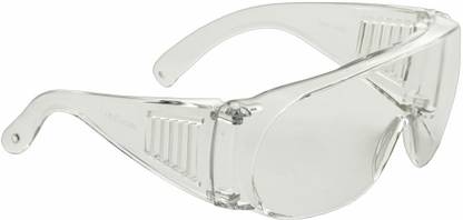 Venus E-603 CHC ISI Certified Over Spectacle Eyewear To worn over Prescription Glass Hard Coat lens Impact Resistant 100% UV protection & Anti Scratch Safety Goggles Blowtorch, Laboratory, Power Tool, Wood-working Safety Goggle