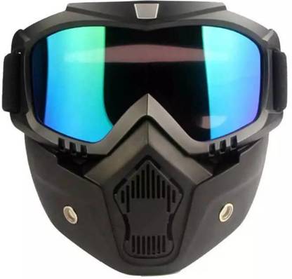 Olsic Mask, Airsoft Mask Full Face and Detachable Airsoft Goggles Blowtorch - Windproof Dirt Shield With Soft Foam Padded Detachable Safety Goggle@1 Safety Visor