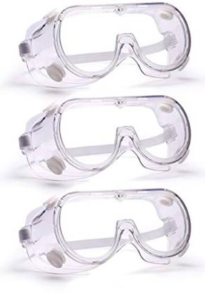 Feivsn 3 Pcs Bulk Safety Goggles Wholesale Clear Anti Fog Lens Protective Eyewear Lab Power Tool  Safety Goggle
