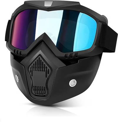 Voddmars Protective Colorful Bike Riding Face Mask, Face Shield Motorcycle Goggles MM245 UV Protective Face & Eyewear, Soft Foam Padded Cycling Bike Blowtorch, Laboratory, Power Tool, Welding, Wood-working  Safety Goggle
