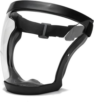 CARTSPACE 2 in 1 Face Shield Mask - HD Safety Protective Clear Mask 2 in 1 Face Shield Mask - HD Safety Protective Clear Mask Wood-working, Laboratory, Power Tool  Safety Goggle