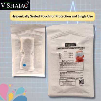 V SHAJAG Neo Phototherapy Eye Guard–Soft, Stretchable Eye Protection Baby Eye Mask for Phototherapy(Pack of 10)(Size : S)| Laboratory  Safety Goggle