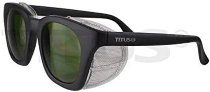 TITUS Retro Style Ir Welding Safety Glasses W/Folding Side Shield (With Case Ir #3) Power Tool  Safety Goggle