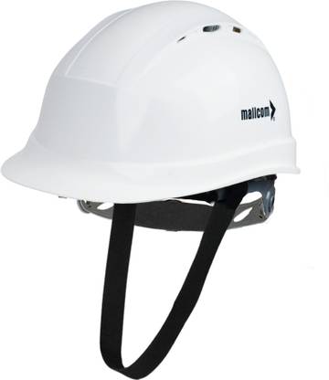 Mallcom Diamond XIII White Ventilated Sturdy UV Resistant HDPE Safety Helmet with Rachet Adjustment (Pack of 1) Mallcom Diamond XIII White Ventilated Sturdy UV Resistant HDPE Safety Helmet with Rachet Adjustment (Pack of 1) Construction Helmet