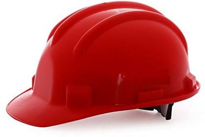 Themujtaba Industrial Safety Helmet with Hard Hat and Adjustable Red Color Construction Helmet