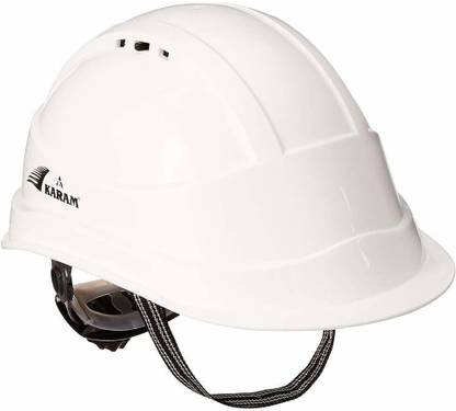Karam PN542 PN542 Standard Safety Helmet (White) Pack Of 4 Construction Helmet