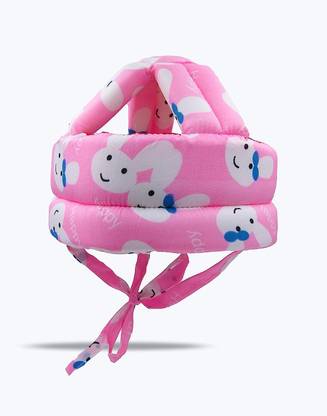 MARQUEONN Baby pink Safety Helmat Baby Infant Toddler Head Safety Helmet, Sweat Absorbant Fabric, Soft Cushioning Safety Cap