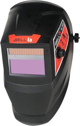 iBELL Large Viewing Solar & Battery Powered , Highest Optical 1/1/1/1, 4 Arc Sensor Wide Shade 4/5-9/9-13 Welder Mask Hood with Grinding for TIG MIG MMA Plasma ,IBL 550S Auto Darkening Welding Shield – Solar & Battery Powered, 2 Arc Sensors Welding Helmet