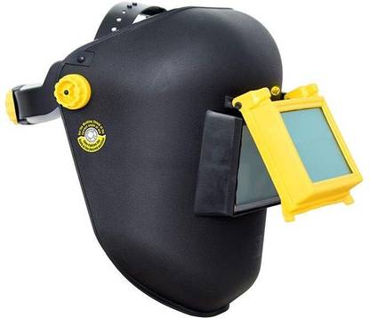 Karam ES 61 Safety Welding Helmet, Flip-Up Front Window &Anti Sweat Comfort Pad| IR 11 Lens Welding Helmet