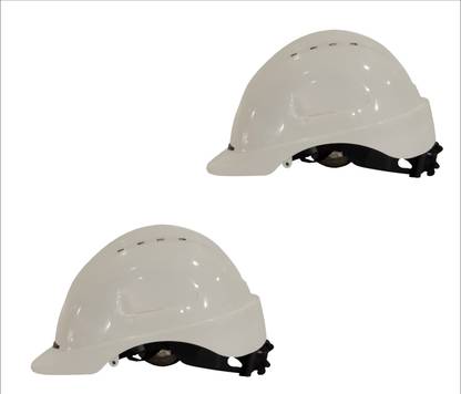 SAVIOUR Performing Ppe HPSAV-FR-SS1-W-2 Sure Safety Saviour Freedom Safety Helmet With Ratchet HDPE Type Construction Construction Helmet
