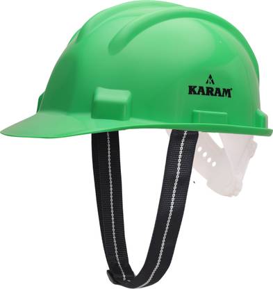 Karam PN 501 Mint Green Safety Helmet with Manual Type Adjustment Construction Helmet