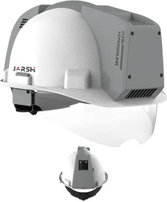Jarsh ActivCooling Helmet InBuilt Battery with Clear Visor Safety Cap