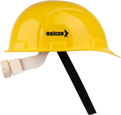 Mallcom Jasper II Yellow UV Resistant High Density Polyethylene Safety Helmet with Plastic Harness & Rachet Adjustment (Pack of 1) Jasper II Yellow UV Resistant High Density Polyethylene Safety Helmet with Plastic Harness & Rachet Adjustment (Pack of 1) Construction Helmet