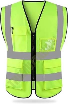Themujtaba Reflective Safety Vest?High Visibility & 360° Reflective? Safety Jacket