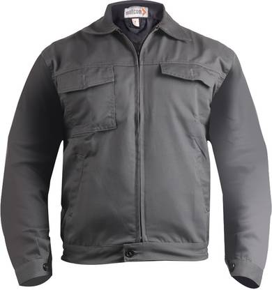 Mallcom Kolding Grey Protective Workwear Jacket for Industrial Use(XL) Safety Jacket