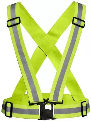 HM EVOTEK High Visibility Protective Safety Reflective Vest Belt Jacket J-2 Safety Jacket