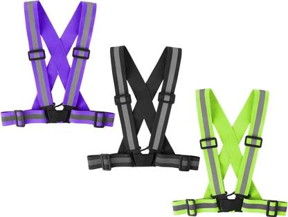 RBGIIT High Visibility Reflective Safety Jacket Lightweight Strap Gear Safety Vest PBG1 Safety Jacket