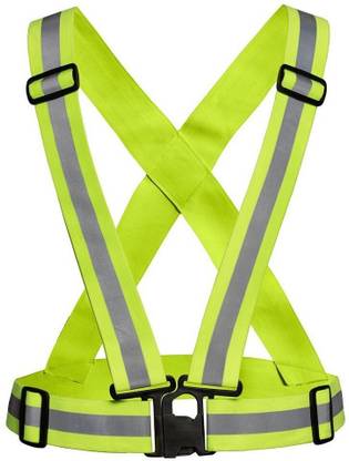 RBSOCK Reflective Vest for Belt Stripes Adjustable Vest Safety Jacket belt Safety Jacket