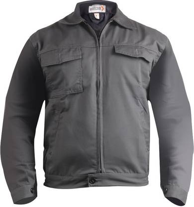 Mallcom Kolding Grey Protective Workwear Jacket and Trouser for Industrial Use(XL) Safety Jacket