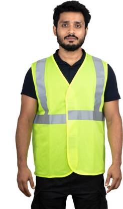 Mallcom PROCLO 51 Reflective Lightweight Hi-Vis Jacket (2 inch) Safety Jacket (Green) Safety Jacket