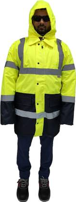 AIH TAHA SAFETY GL 05 PARKA Winter High Visibilty Cold Workwear Uniform Mens Safety Jacket