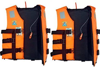 ASE Life Jacket Vest Retro-Reflective Tape Panels Pack of 2 Safety Jacket