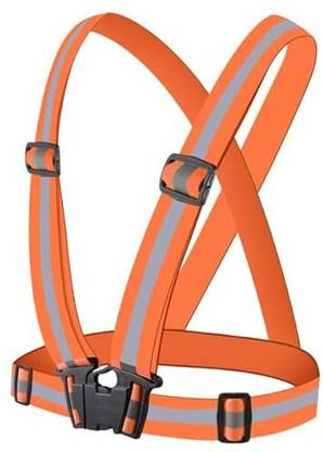 TreasureTree Highlight Reflective High Visibility Suspenders Safety Lightweight Straps Safety Jacket