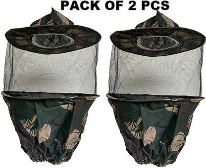 IISAFETY Honey Bee Cap Bee Veil, Bee Keeping Veil, Bee Protective Protection Veil- 2 Pack Safety Jacket