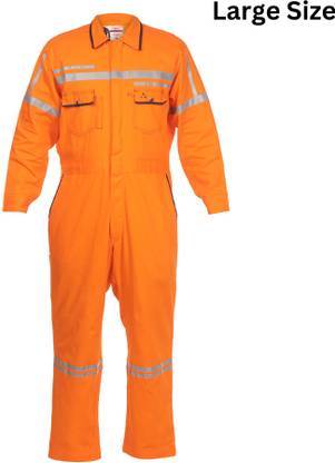 Karam PW2202(Large)Protective Regular Cotton Coverall Workwear Use in General Working Safety Jacket