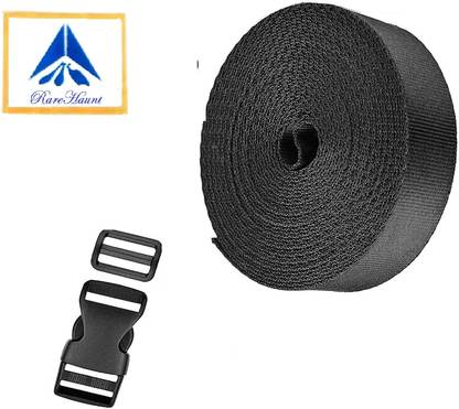 Rarehaunt Lock Belt Strap Heavy Duty Luggage Straps Buckle Tri-Glide Slide Webbing Luggage Strap