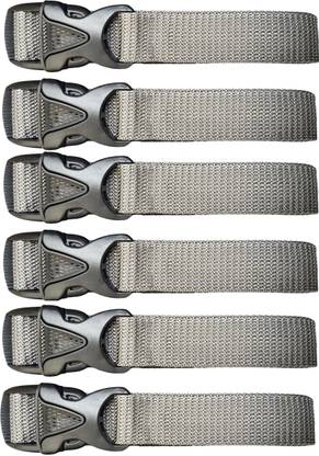 iCONY 1"X6FEET Long Utility Strap Belt With Quick Released Buckle Adjustable Pack of 6 Luggage Strap