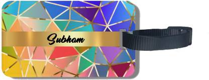 Midas Craft Subham Crafted Colorful Travel Tag 06 Luggage Tag