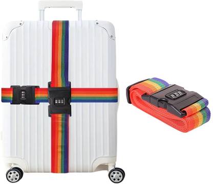 Spotview Number Lock 3-digit Suitcase Strap Adjustable for All kinds of Luggage Luggage Strap