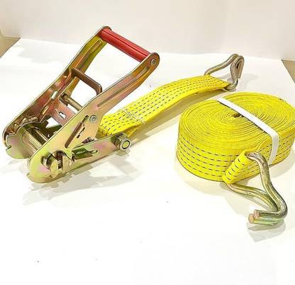 chirag Cargo Lashing Belt, 50mm x 10m, with Safety Lock | Multiple Uses (PACK OF 1) Luggage Strap