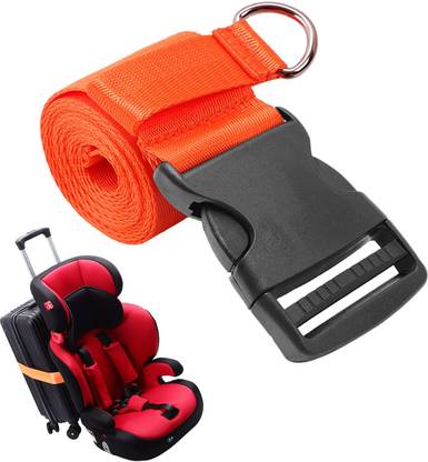 ELEPHANTBOAT Adjustable Luggage Strap for Carry-on Luggage Baby Car Seat Fastening Belt Safety Lock