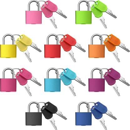 Fambal Suitcase Trolley Bag Locks with Keys Pack of 2 Safety Lock