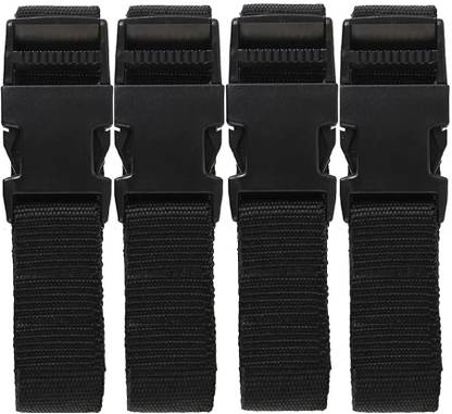 LAKSHMINARAYAN SALES 9.5 feet Long Utility Strap Belt with Quick-Release Buckle Adjustable 4-Pack Luggage Strap