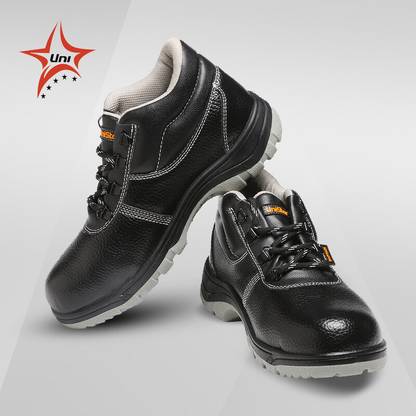 Unistar Steel Toe Synthetic Leather, Fabric Safety Shoe