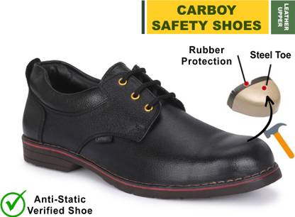 CARBOY Steel Toe Genuine Leather Safety Shoe