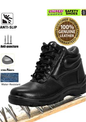 UNITED COOPER Steel Toe Leather Safety Shoe