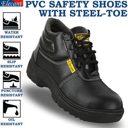 Elecant Steel Toe Synthetic Leather Safety Shoe