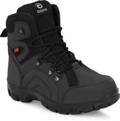 Ozarro Steel Toe Genuine Leather Safety Shoe